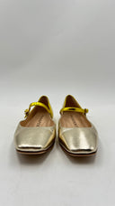 Ballerine “Mary Jane” argento/oro Prosperine