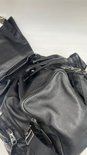 Zaino in pelle nera Dior Homme