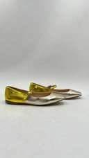 Ballerine “Mary Jane” argento/oro Prosperine