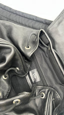 Zaino in pelle nera Dior Homme