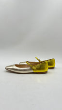 Ballerine “Mary Jane” argento/oro Prosperine