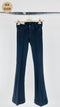 Jeans flare skinny con cartellino