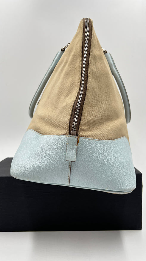 Borsa a mano in canvas