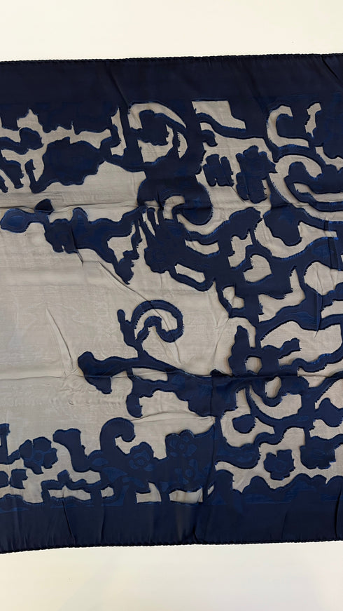 Stola floreale devoré