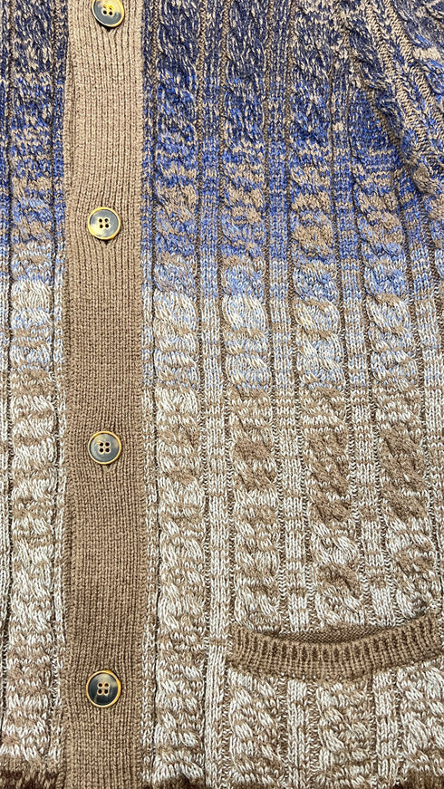 Cardigan degradè vintage