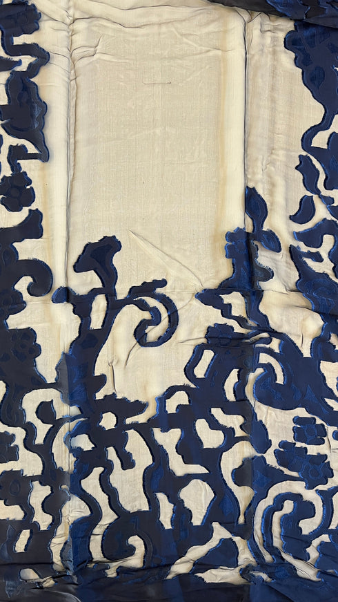 Stola floreale devoré