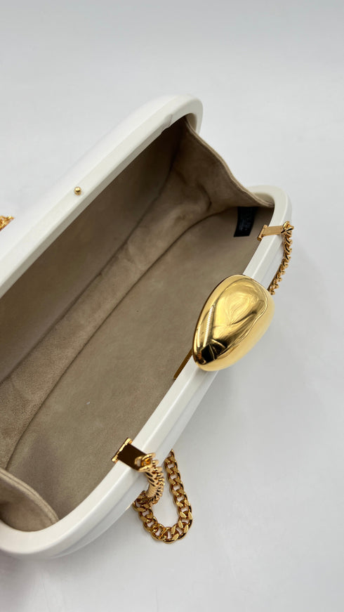 Clutch “Tina” con cartellino