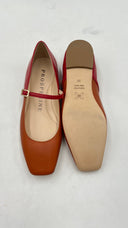 Ballerine “Mary Jane” arancio/rosso Prosperine
