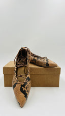 Ballerine "Pitone camel" WAIt and see