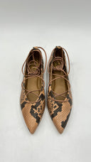 Ballerine "Pitone camel" WAIt and see