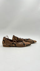 Ballerine "Pitone camel" WAIt and see