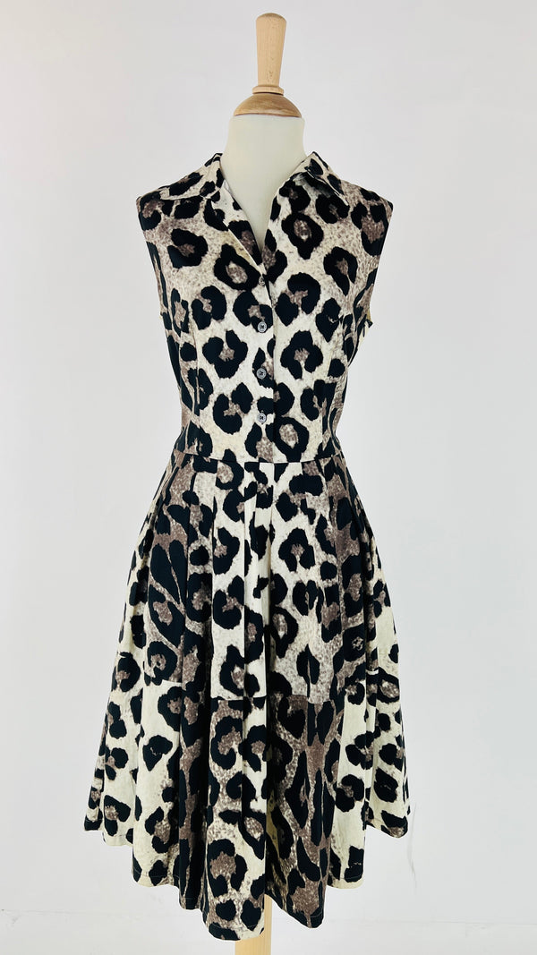Abito midi animalier