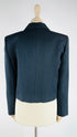 Blazer gessato blu