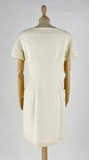 Abito midi vintage bianco MUgler