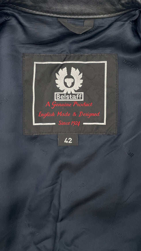 Giacca motococlista in pelle