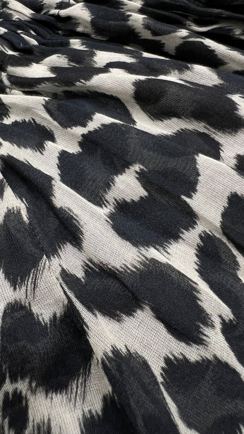 Abito midi animalier