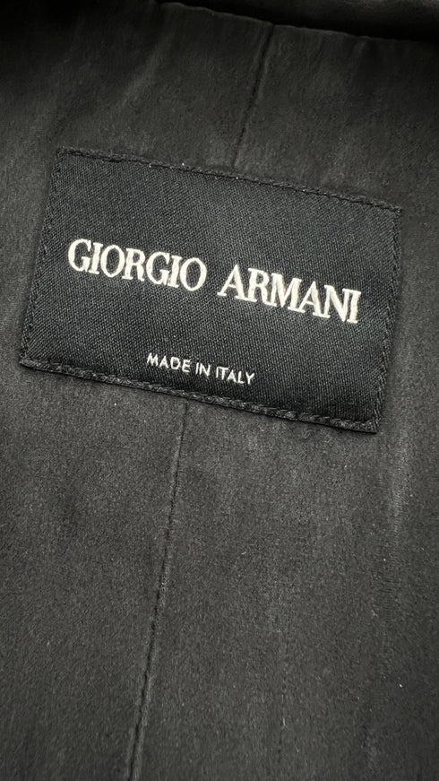 Blazer nero doppio tessuto