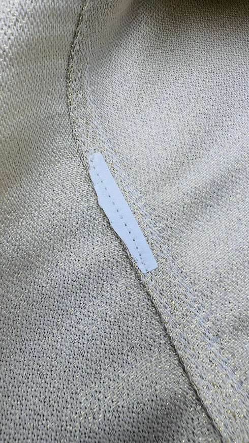 Soprabito lurex dorato