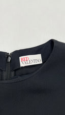 Abito corto inserti bordeaux REd valentino