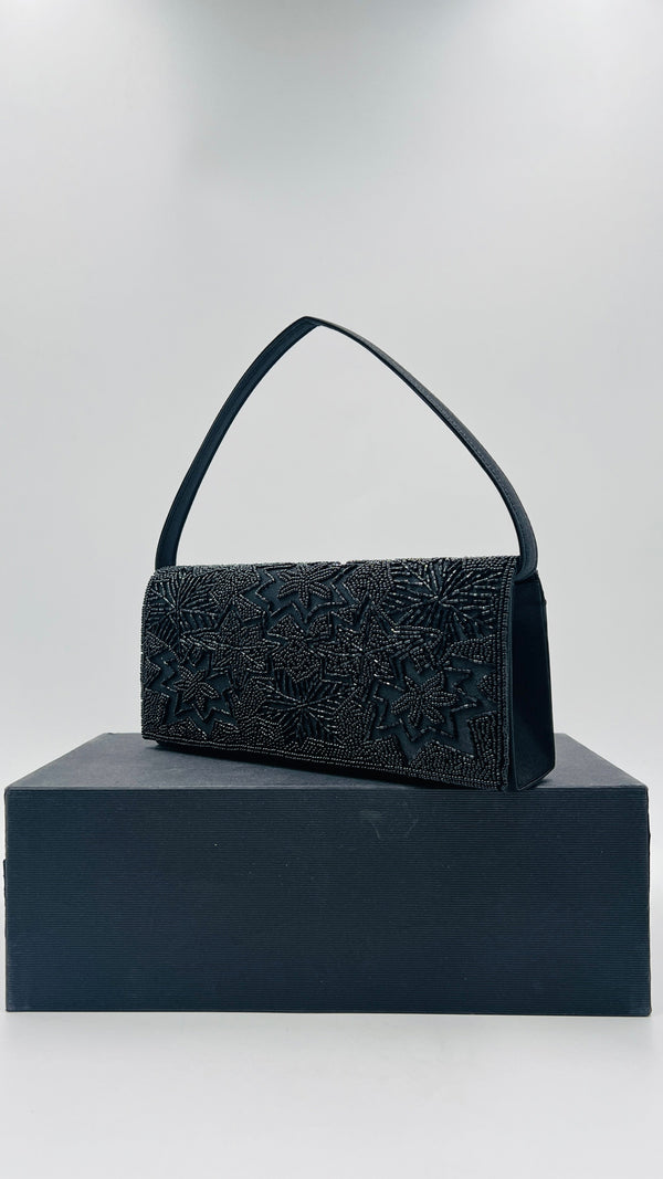 Borsa in raso ricamato