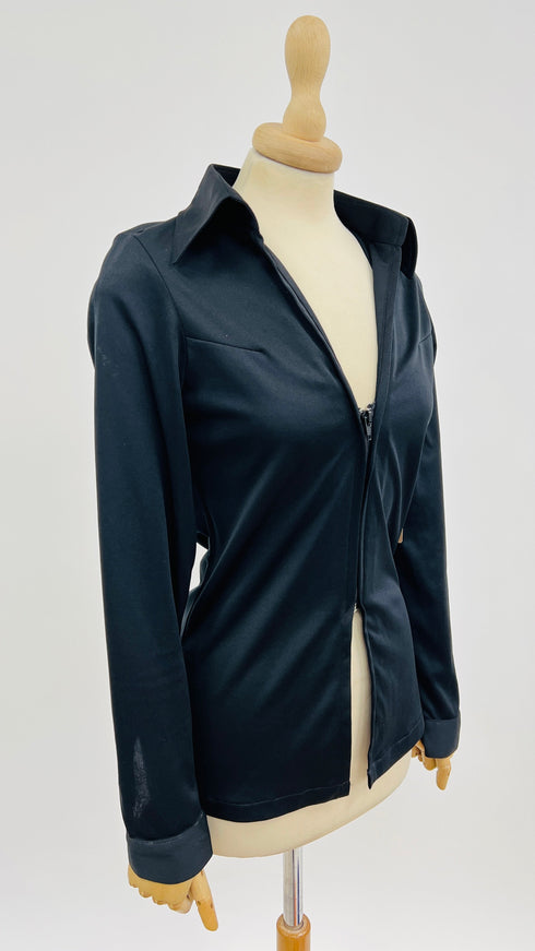 Camicia con zip vintage