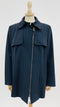 Giacca trench blu