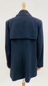 Giacca trench blu