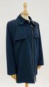 Giacca trench blu