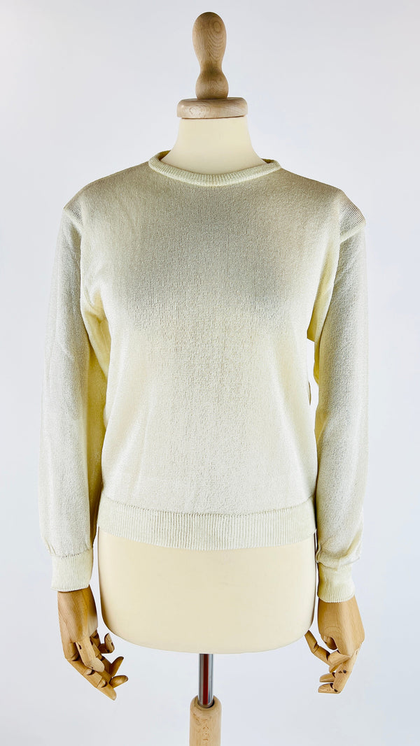 Maglia girocollo lurex