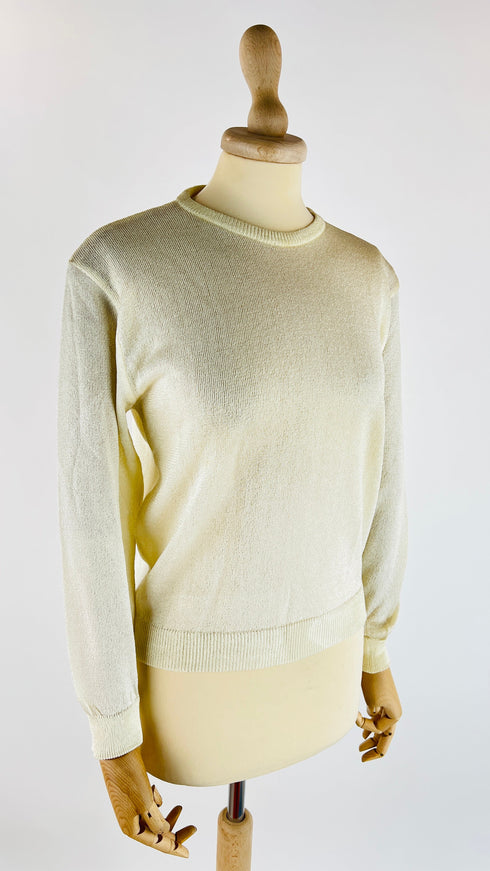 Maglia girocollo lurex