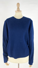 Maglione in cashmere blu Happy sheep