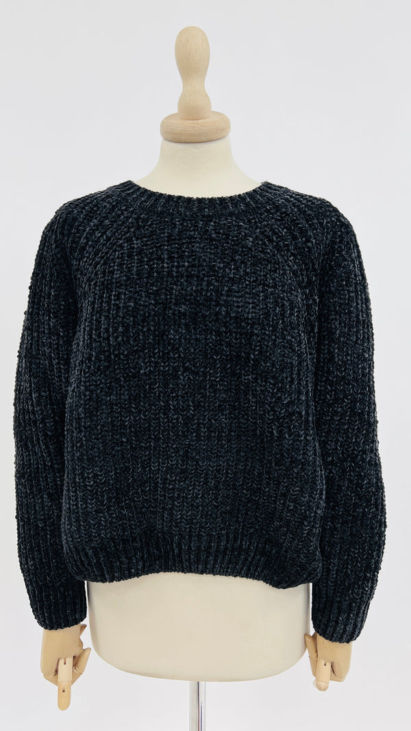 Maglione raglan melange