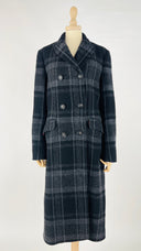 Cappotto tartan doppiopetto Massimo Alba