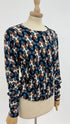 Cardigan girocollo fantasia