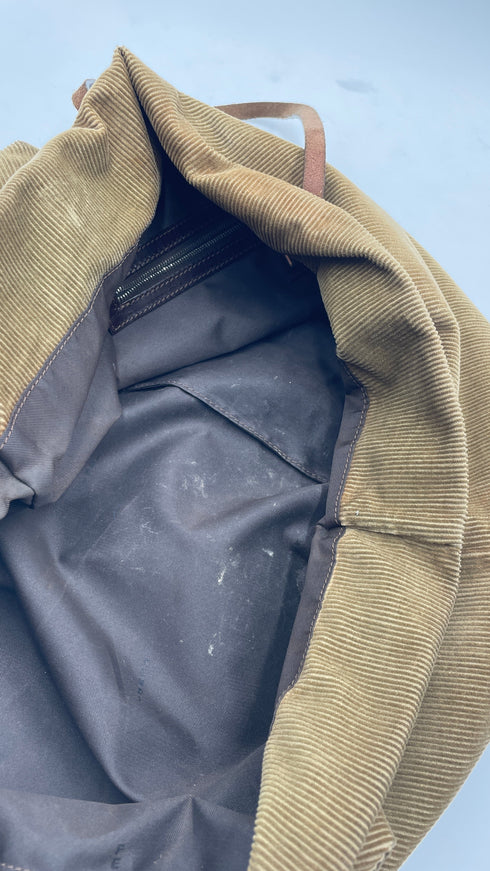 Borsa in velluto a costine