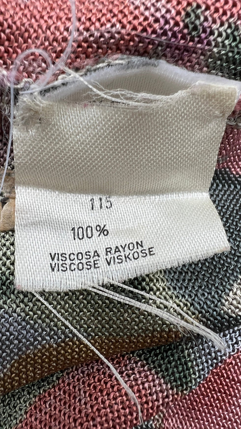 Maglia girocollo a fiori