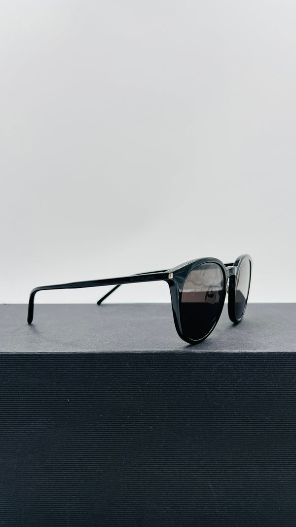 Occhiali da sole tondi neri