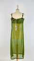 Abito midi in paillettes con cartellino