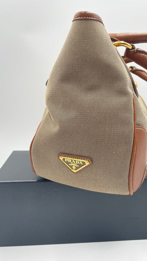 Tote bag logo in tela