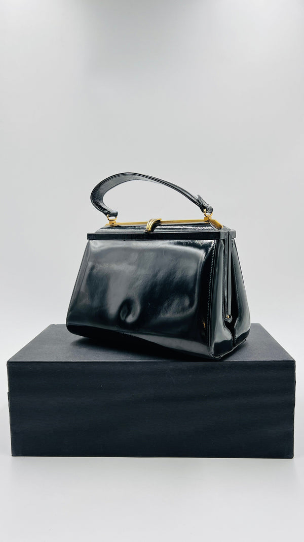 Borsa pelle lucida