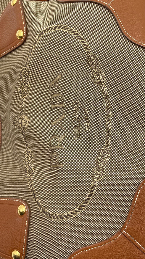Tote bag logo in tela