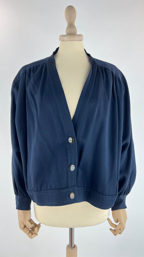 Cardigan blu vintage