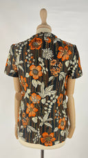 Top in tessuto broccato PRADA