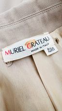 Trench doppiopetto beige MURIEL GRATEAU