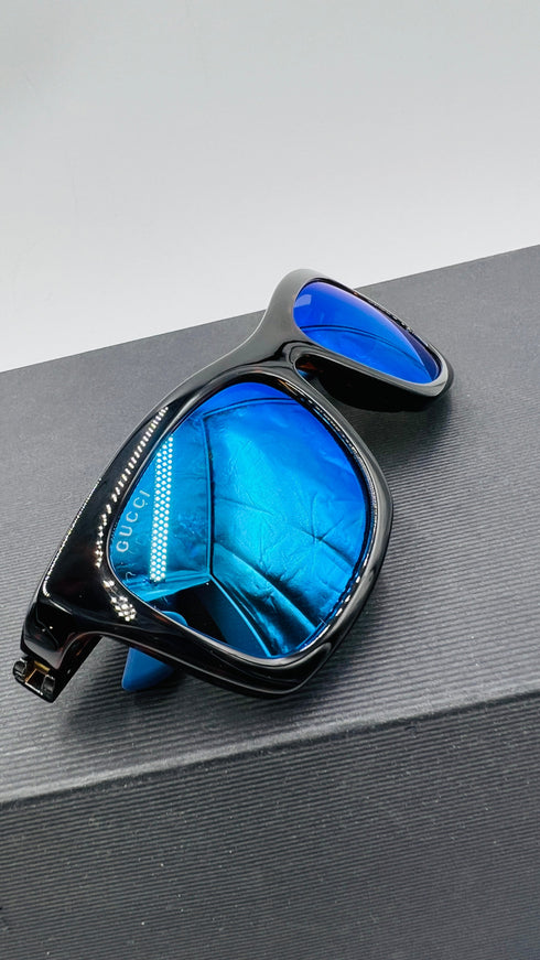 Occhiali da sole stecche blu