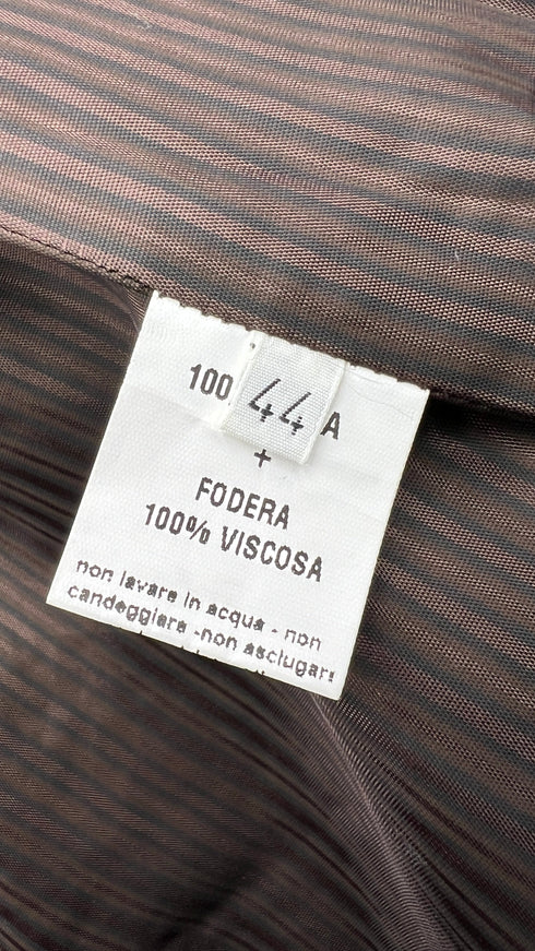 Cappotto in lana con cartellino