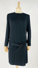 Abito con gonna plissettata Yves Saint Laurent Variation