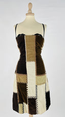 Abito corto lavorazione patchwork Dolce & Gabbana