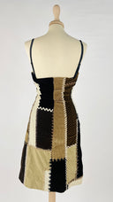 Abito corto lavorazione patchwork Dolce & Gabbana