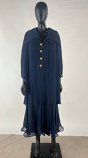Abito lungo blu notte NIna Ricci